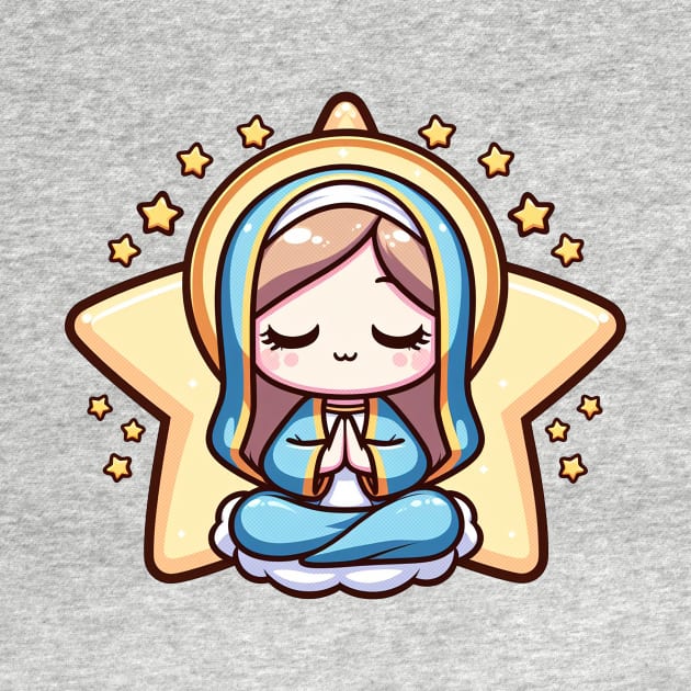 Mary Meditating by Pickledjo